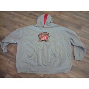 MARYLAND TERPS 3XT  HOODIE BIG AND TALL     SHIRT  DEADSTOCK  VINTAGE TT1